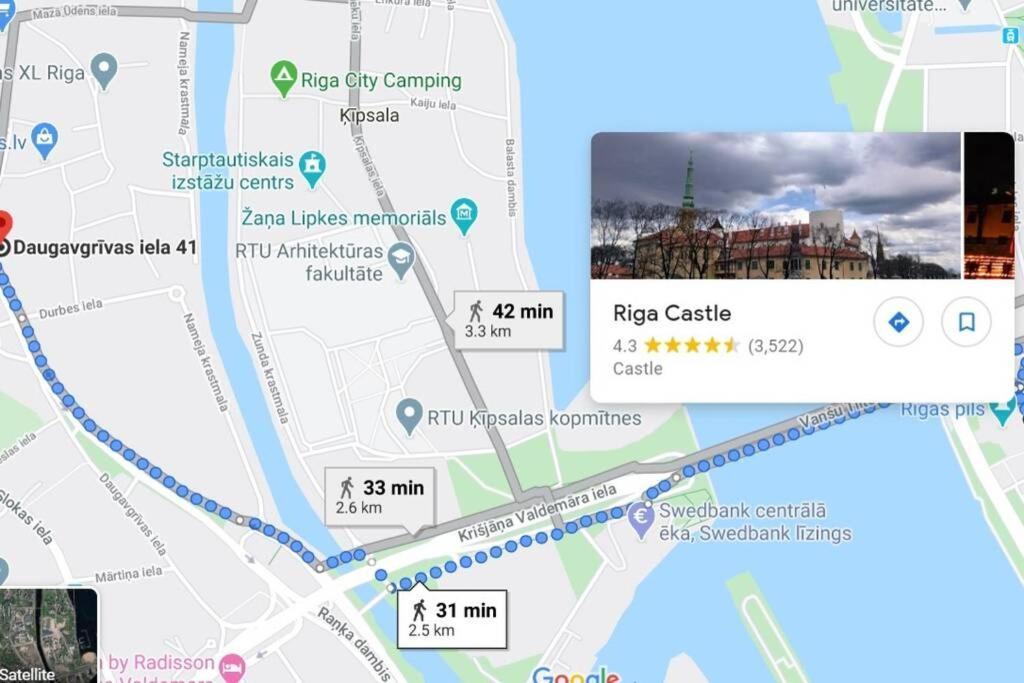 Daugavgrivas41 6 Can Stay Parking Free Old Town 6Min Shop 3Min Riga Eksteriør billede
